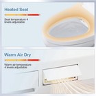 Elongated Electric Bidet Toilet Seat Heated Dryer Remote White S500E — photo 4