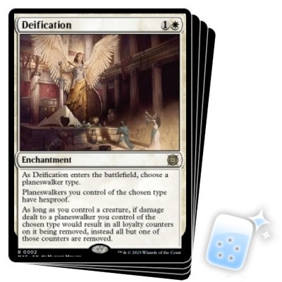 DEIFICATION X4 March Of The Machine: The Aftermath MAT Magic MTG MINT CARD