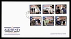 DR WHO 2003 ALDERNEY GUERNSEY FDC COMMUNITY SERVICES POLICE COMBO w29675