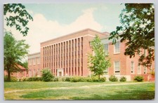 University of Mississippi Library Photochrome Postcard by Deep South 1950s