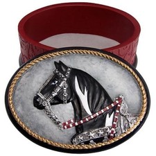 The Trail of Painted Ponies Keepsake Trinket Box - Silverado