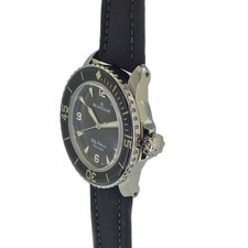 Blancpain Fifty Fathoms 5015-1130-52A 45mm SS Black Dial Automatic Box #KN123 2