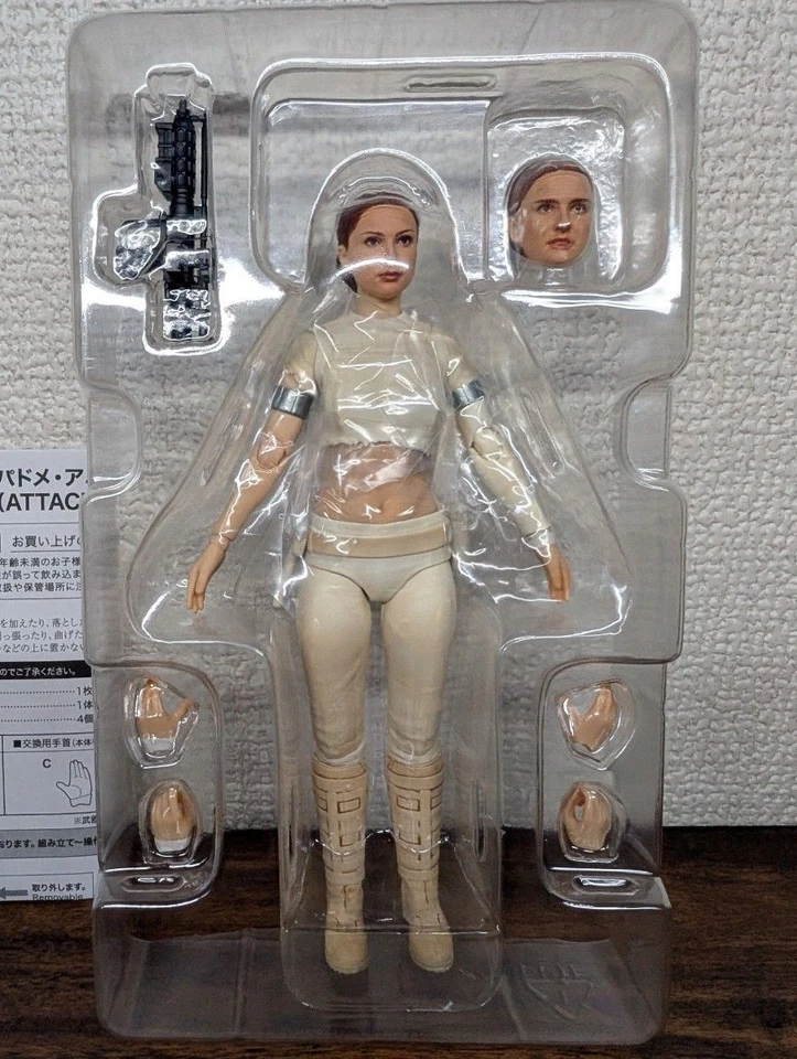 S.H.Figuarts Star Wars Padme Amidala ATAQUE DE LOS CLONES Figura Bandai JP NUEVO Foto 4 de 4