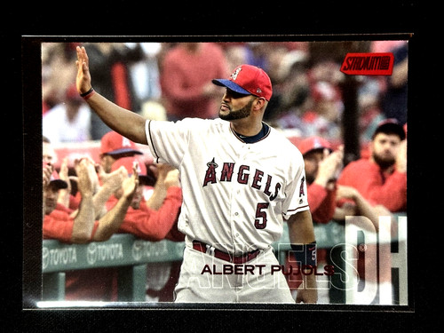 Albert Pujols [Red Foil] #236 2018 Stadium Club card