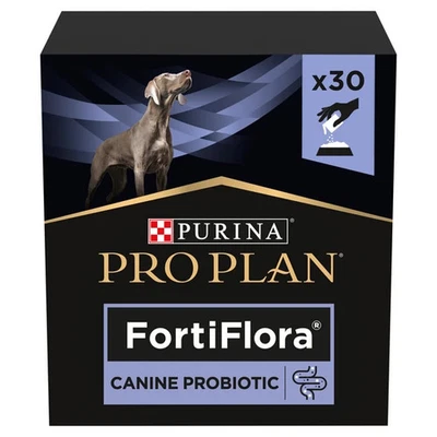 PURINA PRO PLAN FortiFlora Probiotic Food Supplement for Dogs - 30 x 1g Sachets