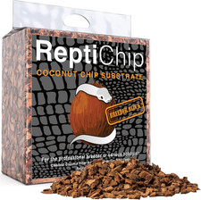 Reptichip Reptile Substrate Coconut Chip Bedding 72 Quart Compressed Organic Coc