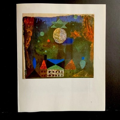 Paul Klee  Stars/Evil Houses  Orig l Print From 1969 Schmalenbach Folio 7 1/2x 7
