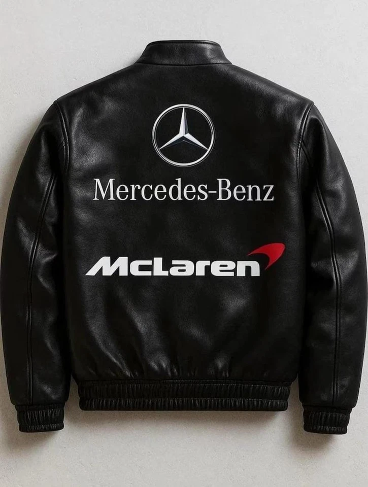 Mercedes Benz Automotriz Moda, Chaqueta F1, Motor Deporte Moda Carreras Chaqueta Foto 2 de 3