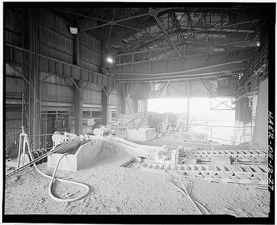 27. Bollinger twin-chain tandem, pig-casting machine, located at the north end
