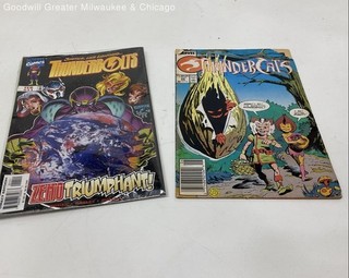 2 Vintage Thunderbolt and Thunder Cats Comics