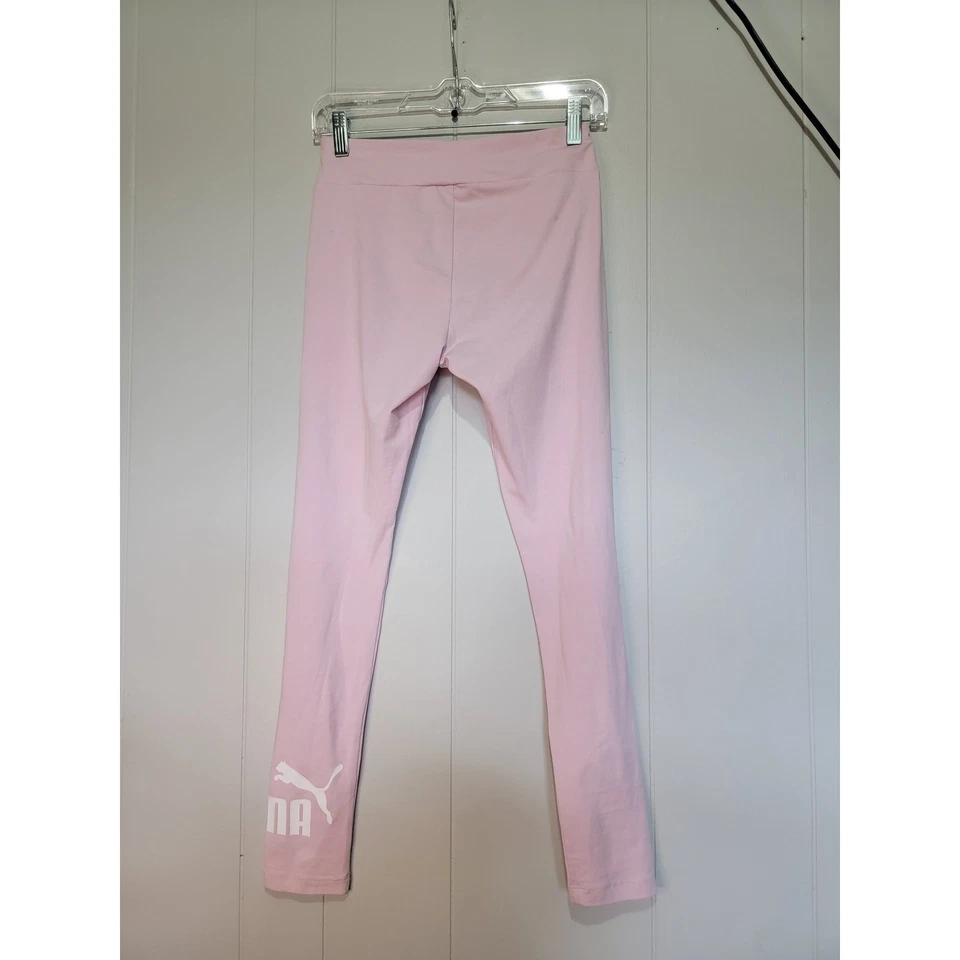 Leggings deportivos Puma para mujer rosa con logotipo talla S Foto 3 de 4