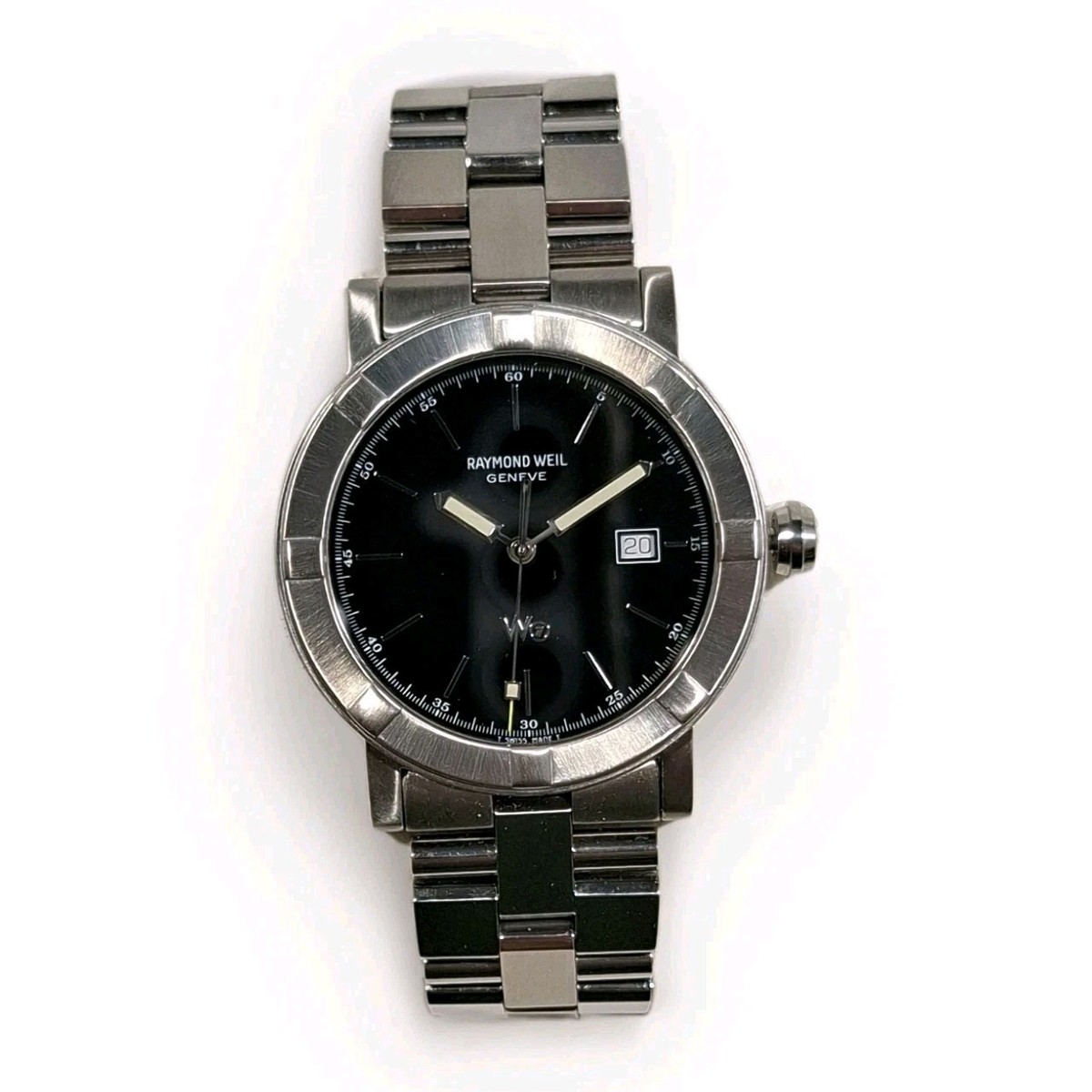 Raymond Weil Parsifal W1 6100 Black Swiss Made N.O.S 38Mm Steel