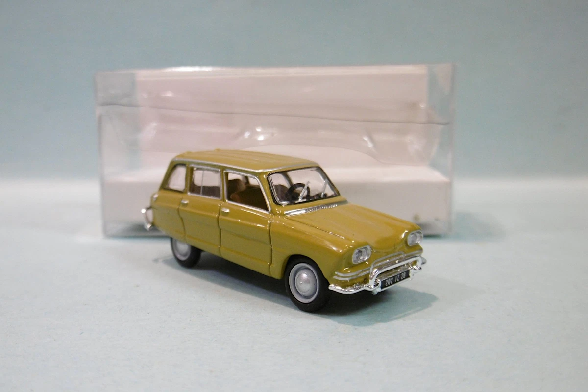 NOREV Citroën Ami 6 Break 1969 Gris Rosé | Miniature Échelle 1/87 - Modèle Réduit Pour Collectionneur Adulte