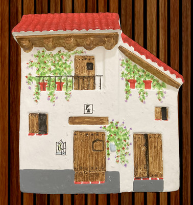 Handcrafted Spanish Ceramic Wall Art Tile - Seville Convent Handmade Decor