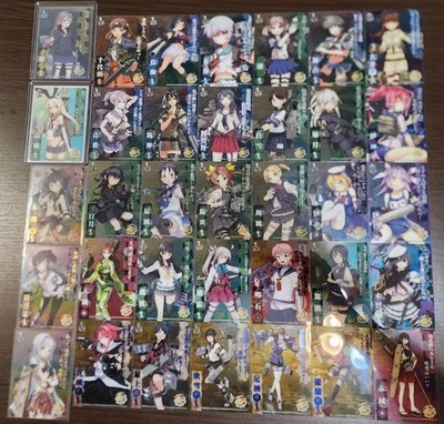 Kantai Sammlung Clear Cards Set 35 Typen Anime Ware gebrauchter Zustand