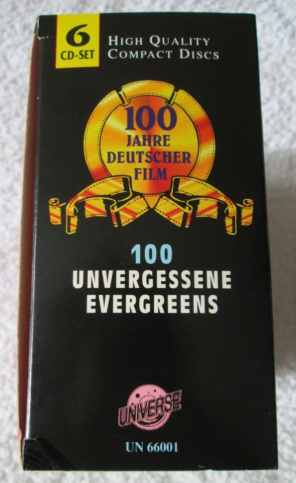 100 Unvergessene Kino-Hits - 100 Jahre Deutscher Film *6CD-Box Card Sleeve+HQCD* - Bild 3 von 4