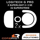 Corepad Skatez PRO for Logitech G PRO X2 SUPERSTRIKE Mouse Feet Hyperglide PTFE