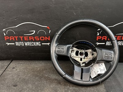 12-13 JEEP GRAND CHEROKEE BLACK LEATHER WRAPPED STEERING WHEEL 1JH871XLAG