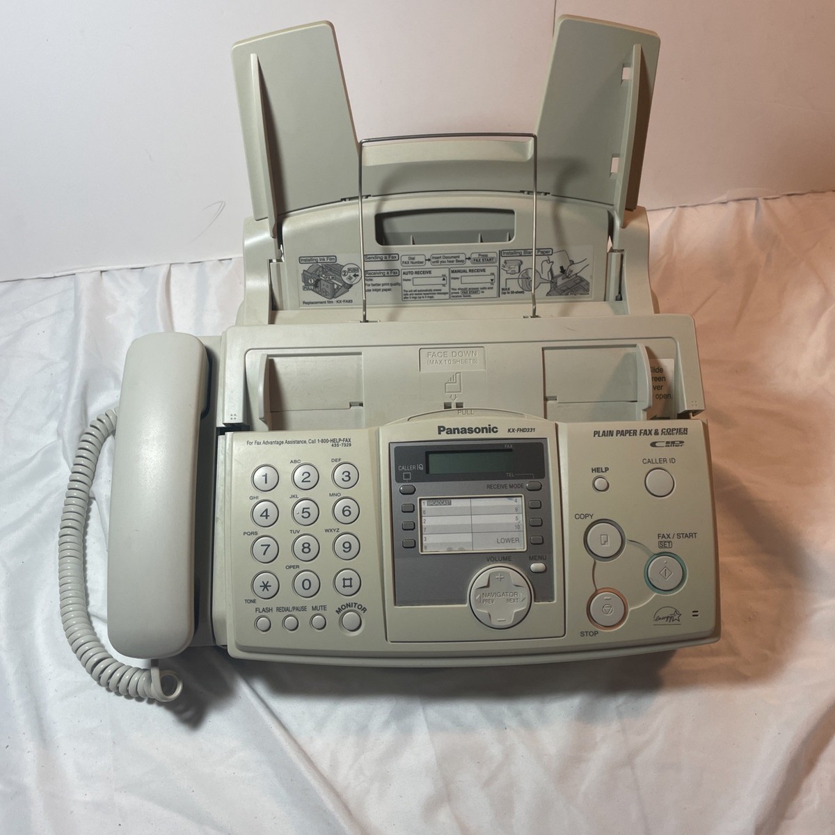 Panasonic 良品Fax KX-PZ310-S Panasonic, Facsimile, Plain Paper Fax Machine & Copier, KX-FHD331