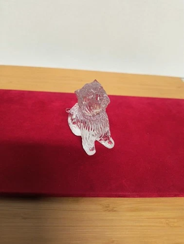 Vintage Collectible Waterford Crystal Scottish Terrier Dog Figurine
