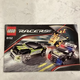 LEGO Racers: Tiny Turbos 8152 Green Car, Helicopter w Instructions