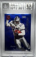 1998 Playoff Prestige 7-Eleven #82 Emmitt Smith Retail Blue SP BGS 8.5 POP 1 0^