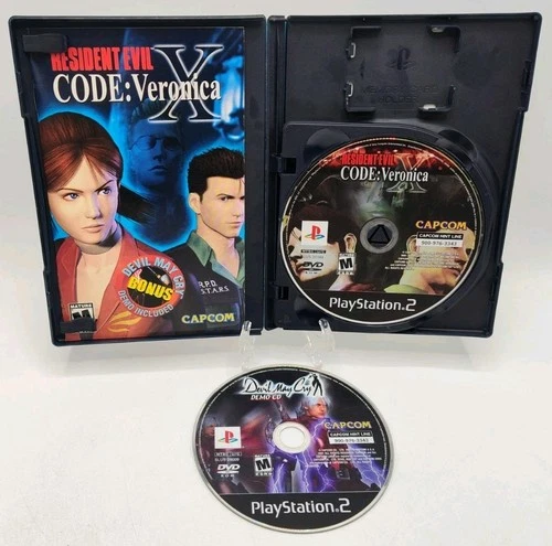 Resident Evil Code: Veronica X - (PS2, 2001) *CIB w/ Demo Disc* VGC* Tested!