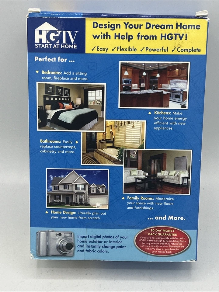 HGTV Home Design & Remodeling Suite Software Kit Book DVD - Image 3 of 4