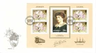 1986 Jersey - Jersey Lillies Miniature Sheet First Day Cover
