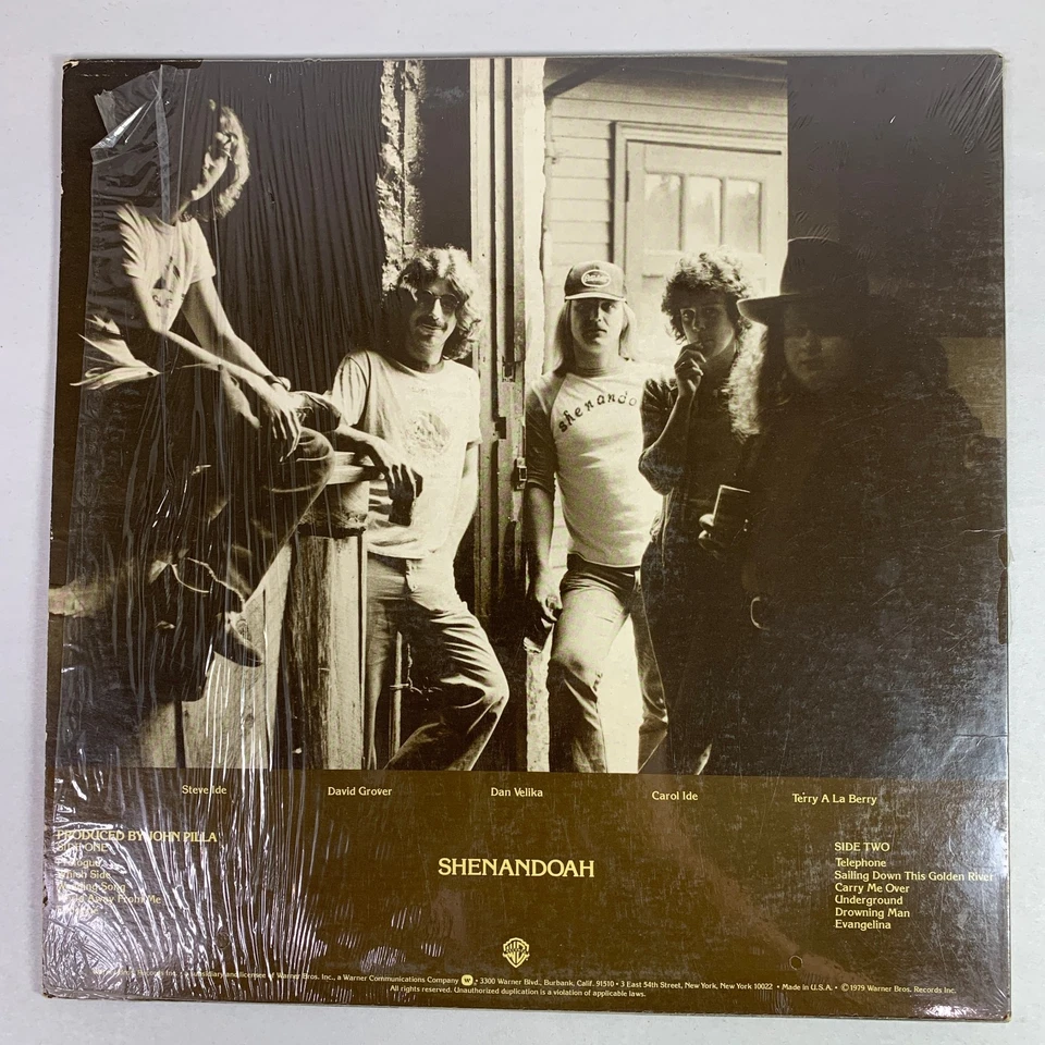 Arlo Guthrie Shenandoah Outlasting the Blues LP Vinyl 1979 Warner Bros BSK 3336 - Imagem 2 de 4