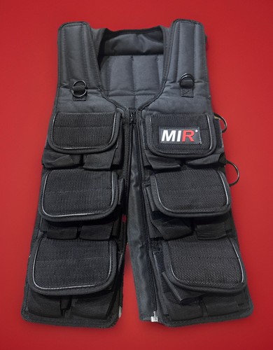 MiR Pro Adjustable Weighted Vest with 24 Slots for up to 72 Pounds (Vest ONLY)