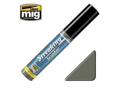 AMMO MIG - Weathering product STREAKINGBRUSHER Cold Dirty Grey 1251