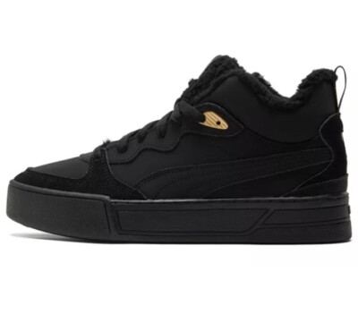 PUMA Skye Demi Retro Casual Skateboarding Shoes Black Women's 5.5