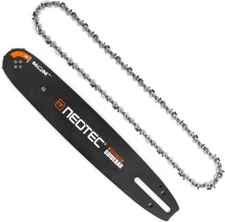 12'' Chainsaw Bar And Chain Blade 3/8"LP .050''Gauge 44DL Fits NEOTEC NCS2500 US
