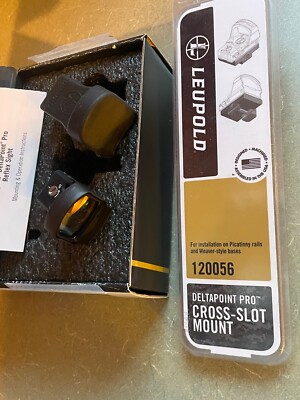 Leupold Delta point pro with cross slot mount