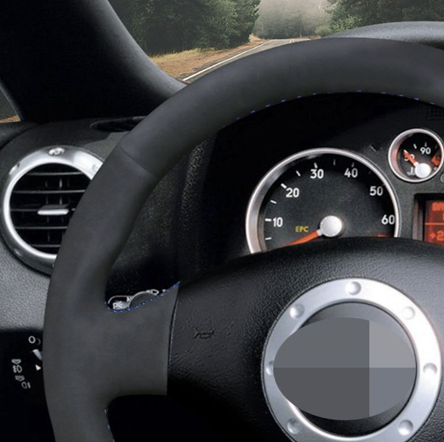 for Audi A3 8L 8P Alcantara steering wheel cover | eBay