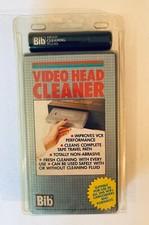 BIB VHS Video Head Cleaner For VCR's and Camcorders - NEW
