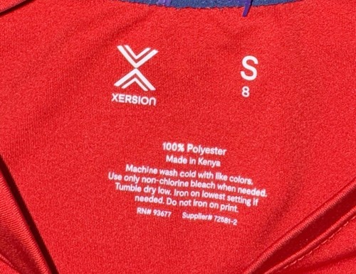Rot & blau USA X schnell trocknendes sportliches T-Shirt für Kinder (Junge) Größe Small (siehe Bilder) - Bild 4 von 8