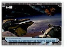 2021 Topps Star Wars Battle Plans #21 Fleets Collide Foil 202432