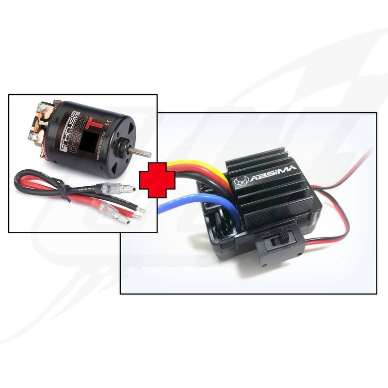FR Absima Electric Motor "Thrust BSpec" 19T + 110 Brushed ESC 40A