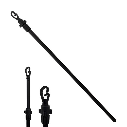 2.4M LAUNDRY WASHING CLOTH TELESCOPIC LINE PROP EXTENDING CLOTHES DRYER