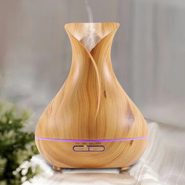 Large Capacity Ultrasonic Oil Diffuser Air Humidifier with LED Lights for Home 