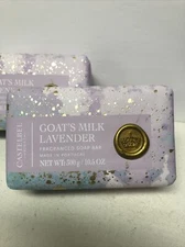 Castelbel Goats Milk “ LAVENDER “ Bar Soap Made In Portugal Lot Of 2 NEW