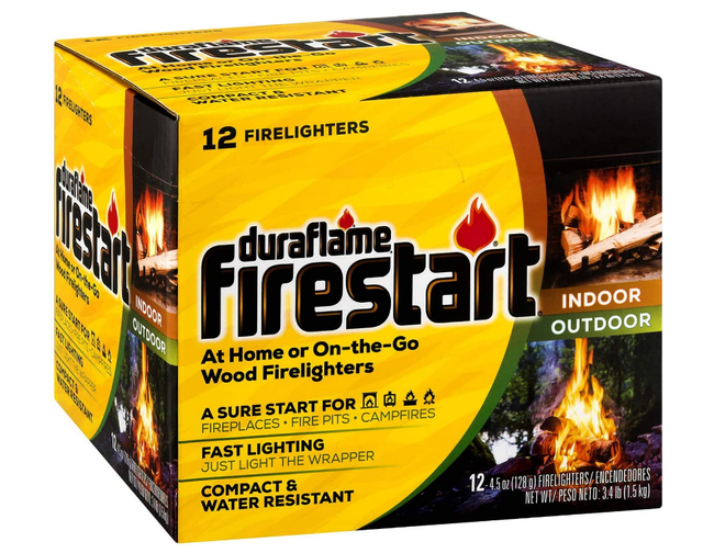 Duraflame Fatwood Resin Rich Firelighters.125cf BBQ Grill Fire Pits