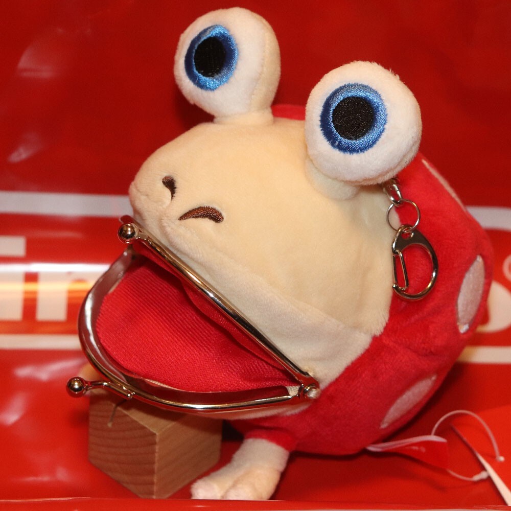 PIKMIN Red Bulborb Plush Purse with a Clasp Nintendo Tokyo Osaka