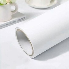2 Rolls of 15.7 inch x 118 inch White Contact...
