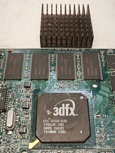 3Dfx AGP Graphics Card STB Voodoo3 2000 TV 210-0364-003 6NS 16 MB + Heatsink - Bild 6 von 11
