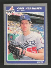 1985 Fleer #371 Orel Hershiser (ROOKIE) ***NEAR MINT***