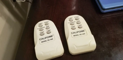 Lot of 2 Califone RC-445 Remote Control for 2400 Series Audio System