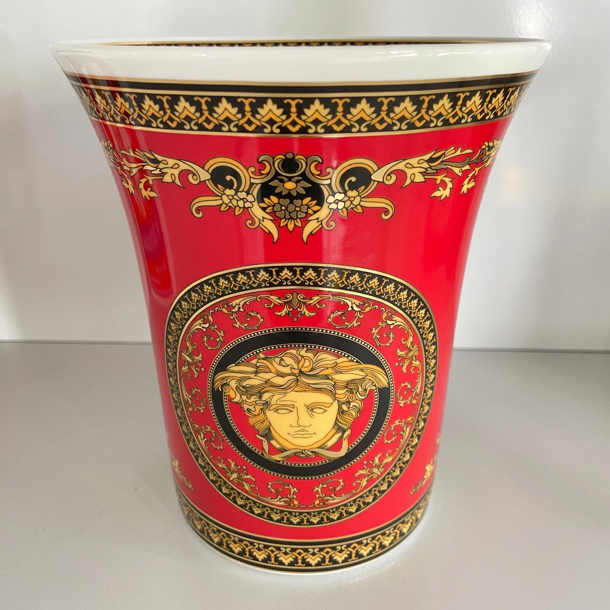 Rosenthal Versace Medusa Gold Vase